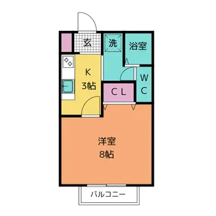 サン・friendsゆう21【1階】の間取り