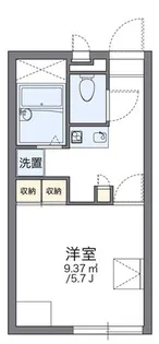 レオパレスカサデリベルタ【1階】の間取り