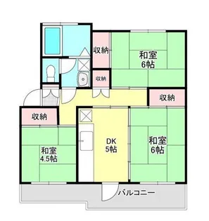 東京都清瀬市旭が丘2【マンション】の間取り