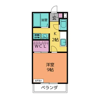 シャルム前後【1階】の間取り