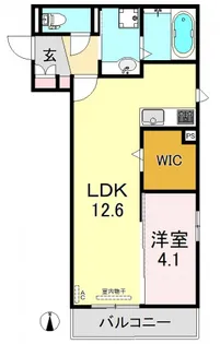 大阪府大阪市平野区平野本町4【アパート】の間取り