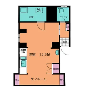 シャンティ小日向【1階】の間取り