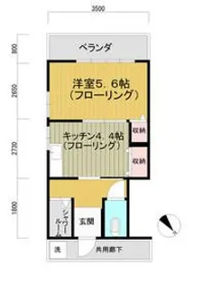 斉藤荘【2階】の間取り