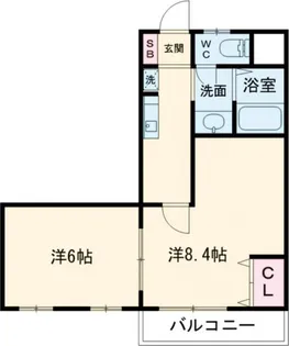 ヴェルドミール【2階】の間取り