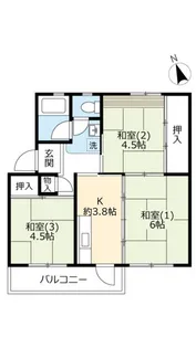 3Kの間取り画像