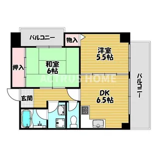 大阪府大阪市阿倍野区播磨町1【マンション】の間取り