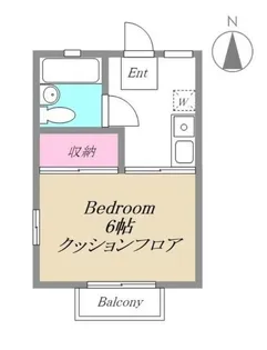 マリクレール池上【2階】の間取り