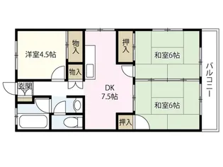 相原マンション【2階】の間取り