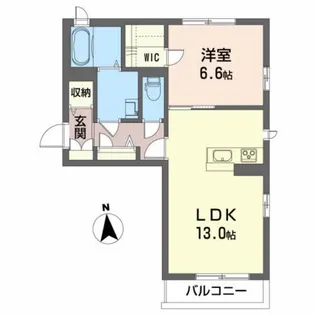 ベレオ 大街道【3階】の間取り