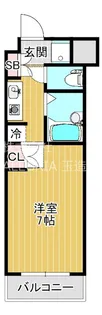 大阪府大阪市中央区森ノ宮中央1【マンション】の間取り