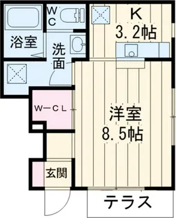 コートダジュール【1階】の間取り