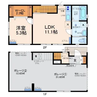 石川県金沢市松村6【一戸建】の間取り