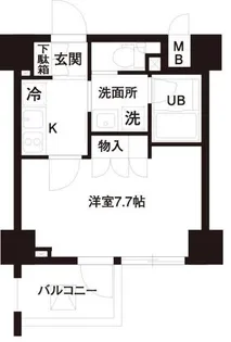 東京都港区高輪1【マンション】の間取り