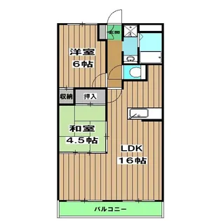グランビュー葛野【3階】の間取り