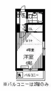 ノーリーズン柏【2階】の間取り