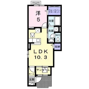 プロムナード【1階】の間取り