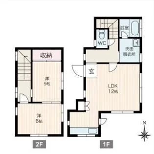 リトスメラン亀田の間取り