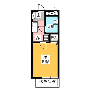 グリーンヒルズサイトウ【1階】の間取り