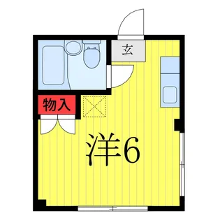 内野ハイツ【3階】の間取り