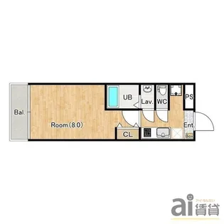 埼玉県川越市仙波町2【アパート】の間取り