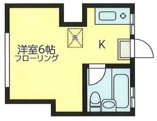 パールコーポII【3階】の間取り