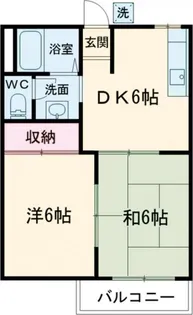 ラフォーレ城南【1階】の間取り