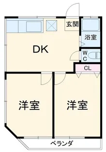 ニュー等々力【2階】の間取り