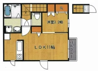 クレストハウス【2階】の間取り