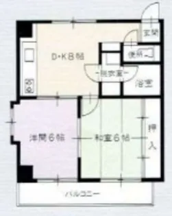 パークサイド幸町【7階】の間取り