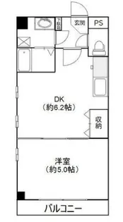 プロヴァンスヒルズ新宿【1階】の間取り
