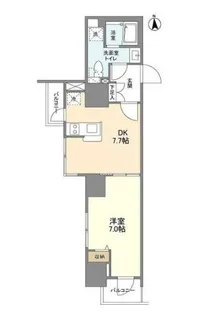 エムレジデンス渋谷神泉【13階】の間取り