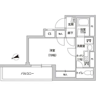 コンフォート東麻布【5階】の間取り