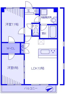RESIDIR【1階】の間取り
