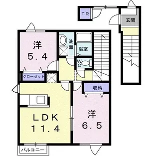 ブリーズヴィラ【2階】の間取り