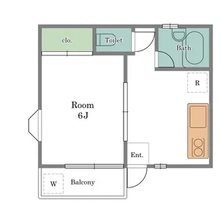 ベルハイム成城【1階】の間取り