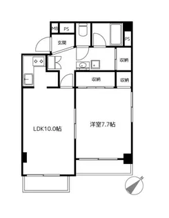 ライオンズマンション台町第2【10階】の間取り