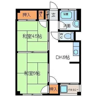 大山ビル【4階】の間取り