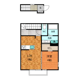 メゾン ル・リアン【2階】の間取り