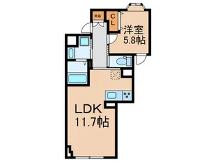 エクサム下北沢III【3階】の間取り