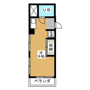 サンハイツ田辺【2階】の間取り