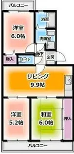 メゾン・ド・エソールI【3階】の間取り