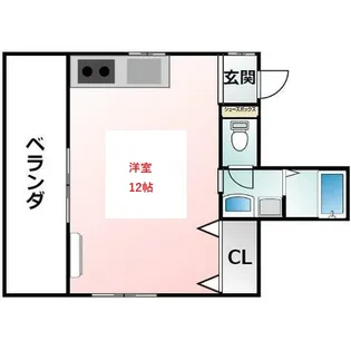 東京都大田区大森西6【マンション】の間取り