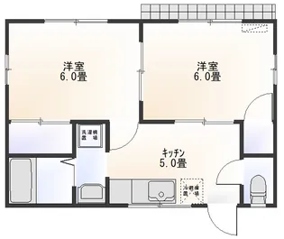 カーサ谷塚【1階】の間取り
