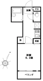 マリオン駒場【2階】の間取り