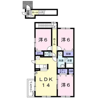 テトネロA【2階】の間取り