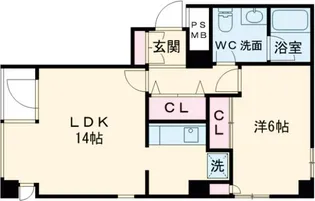 CITY HOUSE ISHIKI【3階】の間取り