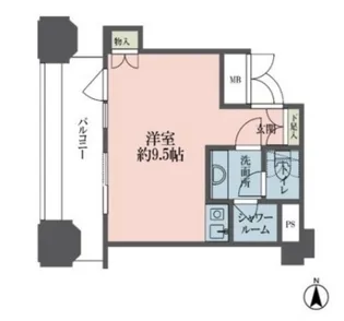 ルネ新宿御苑タワー【3階】の間取り