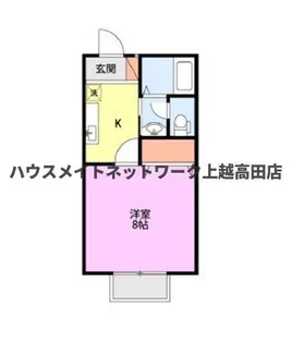 エヴァーグリーン【1階】の間取り