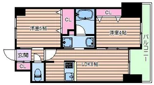 アーデンタワー本町イースト【4階】の間取り