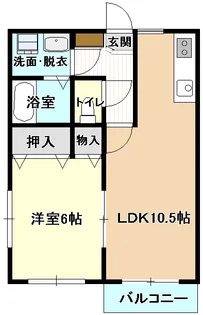 ソシエル西本町【2階】の間取り